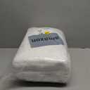 GLAMBURG Premium Cotton 4 Pack Bath Towel Set - 100% Pure Cotton - 4 Bath Towels 27x54 - Ideal for Everyday use - Ultra Soft & Highly Absorbent - White