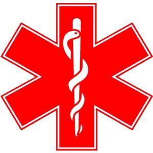 Medical Alert Stickers 3inch Medical Equipment Inside Stickers Handle with Care Labels for Medical Supplies 8 Pack