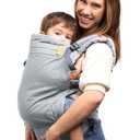 Beco Toddler Carrier with Extra Wide Seat, 100% Cotton - Front-Carry & Backpack Style - Lightweight & Ergonomic Sling Carrier for Children (24-48 Months)