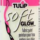 Tulip Soft Fabric Paint Glow in The Dark, Washable, Soft and Flexible, Permanent Paint, for Light and Dark Fabrics, Glow Natural, 4 fl oz