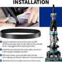 for Bissell Style 7/9/10 P/N 3031120 Vacuum Belt 5-Pack for Bissell PowerForce Helix CleanView Swivel Rewind Pet Powerlifter Pet Hair Eraser Vacuum Cleaner Rewind Parts 2031093 32074 3031123