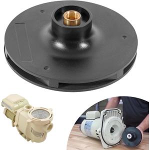 Upgraded 073129 Pump Impeller Replacement Fit for 1-1/2 HP and 2 HP WhisperFlo Pump Impeller for Pool and Spa Pump, Black