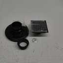 WEBANG 4 Inch Square Shower Floor Drain with Flange,Quadrato Pattern Grate Removable,Food-Grade SUS 304 Stainless Steel,Watermark&CUPC Certified,Oil Rubbed Bronze