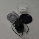 GANIZA Food Processors, Electric Food Chopper with Meat Grinder & Vegetable Chopper - 2 Bowls (8 Cup+8 Cup) with Powerful 450W Copper Motor - Includes 2 Sets of Bi-Level Blades for Fruits/Meat/Nuts (Black)