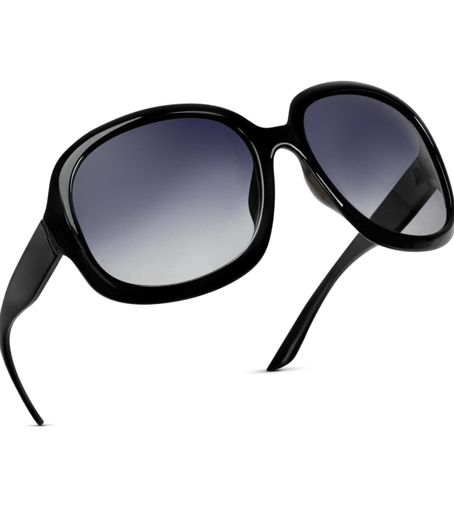 miyya Bug Eye Oversized Polarized Sunglasses Womens, Trendy Retro Sun Glasses for Women 2024, Oversized UV Protection Shades