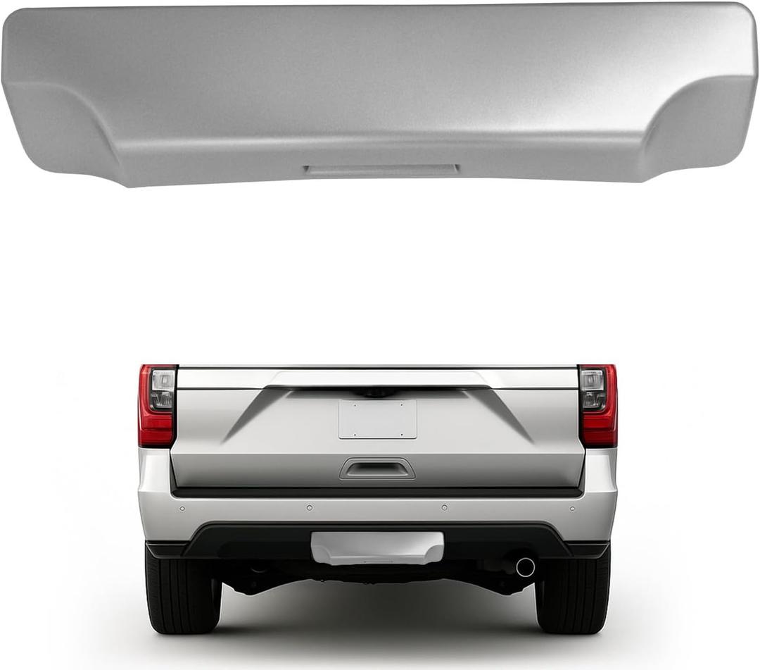 KUAFU Rear Bumper Trailer Hitch Cover Compatible with 2020 2021 Ford Expedition Lower Bumper Filler Panel Replacement for JL1Z17F000BA FO1129106 Plastic Silvery