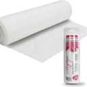 HEYUP Iron-On Prevent Scratchy or Itchy Stitch Backing Stabilizers 8'' x 9 yd, Soft Touch Embroidery Stitch Cover, Cutable Backing for Sensitive Skin, Babies, and Embroidery Garments, White (1 Pack)