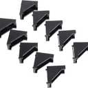 10 Pcs Aluminum Profile Connector Corner Angle for Series Resistant Easy Installation for Shelving and Furniture Projects