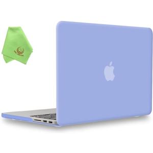 UESWILL Smooth Matte Hard Case Cover Compatible with MacBook Pro (Retina, 15-inch, Mid 2012 to Mid 2015), Model A1398, NO CD ROM, NO Touch Bar, Serenity Blue
