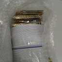 Festiva 200Pcs Gold Dessert Plates 6.3" with Forks 5"- Small Disposable Dessert/Cake/Appetizer Plates Plates- serve 100 guests include 100Plates 100Forks for Wedding &Birthday Party & Easter