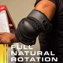 Exo-Guard II Professional Work Elbow Pads Protective Gear for Men Women Flexible Pads with Adjustable Straps Industrial Strength - Heavy Duty Padding Foam Comfortable Protective Cushion by TSE Safety, One Size