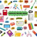 3 x MotiMind 48 Pcs Supplies You Will Need Mini Bulletin Board Set, Small