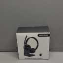 (2025 Upgraded) Wireless Headset with Mic for Work, Bluetooth Headset with Noise Canceling Microphone with Dongle, Charging Base & Mic Mute, Wireless Headphones for Work from Home/PC/Computer (Black)