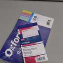 SET OF 2: Oxford Index Cards, Assorted Colors, 5" x 8", Ruled, 100-Pack (35810) + Money Rent Receipt