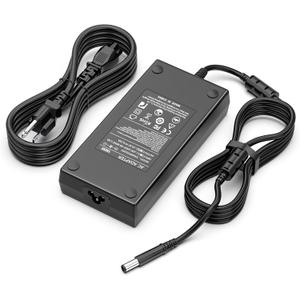 180W 130W AC Charger Compatible with Dell Docking Station WD19 K20A001 D6000 D6000S Business Dock WD15 K17A001 Thunderbolt Dock WD19TB WD19TBS TB15 TB16 TB18DC K16A K16A001 Power Adapter Supply