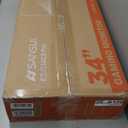 SANSUI 34 Inch 240Hz Ultrawide Curved Gaming Monitor UWQHD 34401440, 21:9 2K Curved Monitor 1500R,HDR400,Fast VA, PIP/PBP,AI Crosshair,AIPQ(Visual Enhance),MPRT 1ms,HDMI2.1 * 2,DP1.4 * 2 (Black)