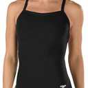 Speedo Womens Swimsuit One Piece Prolt Flyback Solid Adult Team Colors, 26 (Black/Black)