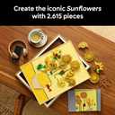 LEGO Art Vincent Van Gogh Sunflowers Building Set for Adults - Home Decor Idea - Brick Built Painting - Gift for Birthdays - 31215