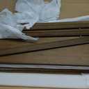 Bamboo Wire Shelf Covers for 30" x 16" Racks, Snap-On Modular Removable Wire Rack Cover for Pantry & Kitchen, Set of 5, Walnut
