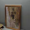 MakeRight Gold Framed Wall Art Vintage Wall Decor Hunting Dogs Canvas Art Landscape Pictures Rustic Paintings Countryside Artwork Farmhouse Prints For Kitchen Bedroom Living Room, 16x24 In