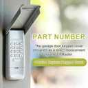 Replacement for LiftMaster Garage Door Openers 41D621 Keyless Keypad Cover ONLY, Durable Replacement Keypad Cover for LiftMaster Garage Door Openers