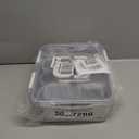 Snackle Box Container with 8 Removable Stainless Steel Compartments Divided Snack Tray with Portable Handle for Beach, Road Trip, Picnic, Boat Days, Ball Games, Pool and Parties