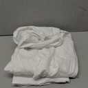 White Classic King Pillow Covers with Zipper 2 Pack - 20 x 36 Ultra-Soft, Cozy and Noiseless King Pillow Protector, 200 Thread Count, Fade-Resistant Pillow Shams