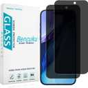 Bencuku (2 Pack) Privacy Screen Protector for iPhone 17 Pro 6.3 Inch Anti Spy Tempered Glass, Anti Scratch, Bubble Free