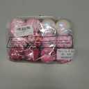 Zhanmai 12 Pcs Valentine's Day Ball Ornaments Pink Mini Fabric Wrapped Ball 1.97 Inch Decorative Hanging Tree Ornaments Love Decorations for Wedding Party Supplies