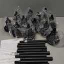 GardenBliss Best Solar Lights for Outdoor Pathway, 10 Brightest Light Set for Walkway, Patio, Path, Lawn, Garden, Yard Decor, Double Waterproof Seal, Large Led Landscape Outside Post Lighting Lamps