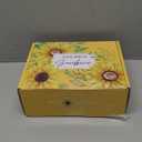 Birthday Gifts for Women Sunflower Gifts Get Well Soon, Sending Sunshine Gift Baskets, Self Care Spa Gift for Women Her Mom Best Friends Sister, Thank You Christmas Day w/Glass Cup