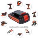 Biswaye LBXR20 20V Lithium Battery Compatible with Black & Decker 20V MAX Lithium Battery LBXR2520 LBXR2020 LBX20 LB2X4020 LB2X3020 and LCC221 LST522 LST201 LST220 LST300 20-Volt Max Tools