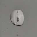 Ergonomic Wireless Mouse 2025 New Updated Smaller with USB-A Receiver for PC Computer, Laptop and Desktop, Ergo Mouse Vertical with Silent Clicks Long Battery Life, Up to 1600 DPI, White