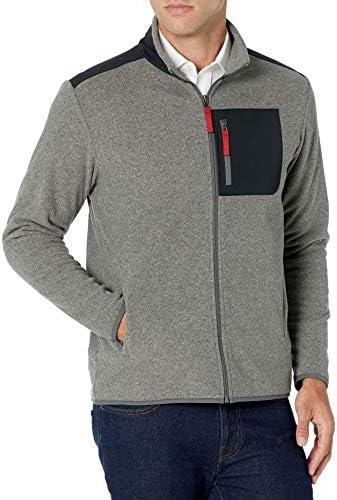 Amazon Essentials Men's Full-Zip Fleece Jacket - Discontinued Colors Grey XXL