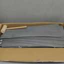 LANTEFUL 10 Tiers Shoe Rack 50 Pairs Large Capacity Tall Shoe Organizer Sturdy Shoe Storage with Two Hooks Space Saving Metal Wide Shoe Rack for Closet, Entryway, Bedroom, Grey (10 Tier-61.2" High-34" Wide)