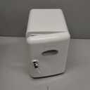 Skincare Fridge - 4L Makeup Fridge for Refrigerating Makeup, Skincare and Food, Mini Fridge for Bedroom, Office and Car, Cooler and Warmer, Beverage Cooler, Pearly White
