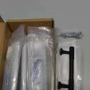 Alzassbg 10 Pack Matt Black Cabinet Pulls, 3 Inch(76mm) Hole Centers Cabinet Handles Kitchen Hardware for Cabinets and Drawers AL3095MB