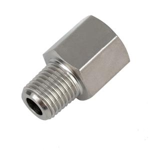 Yoebor Stainless Steel 316 Forged Pipe Fitting Reducer Adapter 1" NPT Female x 3/4" NPT Male, Pack of 1