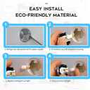 New Upgraded WR55X11132 GE Refrigerator Light Replacement Led Compatible WR55X25754 WR55X26486 WR55X30602 EAP12172918 4590213 AP6261806 PS12172918, No-Include Plastic Cover, 2PCS IN One