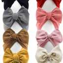 Baby Turban Big Hair Bow Baby Hat Baby Girl Soft Beanie Cap Newborn Infant Toddler Kid Headwrap