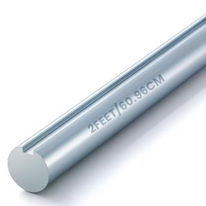 Hicarer 1 Pcs 1 in Round Keyed Shafting Keyed Shaft, Keyway: 1/4" x 9/64", 3ft Length, 1045 Carbon Steel