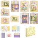 DIY Card Making Kit for Adults Cute cat-Themed & Thank You Cards with Envelopes for Birthdays, Weddings, Teachers, Parents, and Gift Giving (9 Sets)