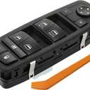 ZAPOSTS Master Power Window Switch.11 Metal Pins.Compatible with 2011 2012 2013 2014 Jeep Grand Cherokee.Dodge Durango.Driver Side Control switches Front Left.Led Light Green