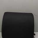 Amazon Basics Rectangular Comfortable Back Support Cushion for Office Chairs, Memory Foam, Black