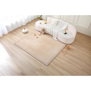 Premium Baby Playmat for Floor 80" x 110" arches  Cloudsoft Coral Velvet Memory Foam Rug for Crawling  Non-Slip, Water-Resistant, Non-Toxic, Easy-Care Muscle Mat  Thick Play Mat for Baby