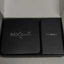 MXQ Pro 5G Android 14.0 TV Box 2025 Upgraded Ram 2GB ROM 16GB Dual Band 2.4G/5.8GHz WiFi6 BT5.0 4K AV1 USB 3.0 Ultra HD Voice Control Smart Home Player