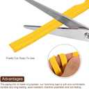 uxcell Cotton Piping Trim, 11 Yards 0.4 Inch Wide Polyester Bias Tape Cord Trim Fabric Piping Trim for Sewing Fabric Trimming DIY Crafting, Yellow