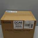 GICOOL 4.10/3.50-4" Tire and Wheel, 10" Pneumatic Tire, 4 Pack, with 2 1/4" Offset Hub, 5/8" Axle Bore Hole, Sealed Bearings for Hand Truck Trolley Dolly Garden Wagon Cart Wheel Replacement