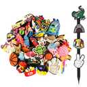 100PCS Mixed Pencil Toppers - Kawaii Pen Charms for Boys and Girls, Cute Classroom Rewards and Prizes for Students, Pencil Charms Decorations for School Supplies, Kids Incentives (100pcs Mixed)
