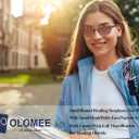 Blue Light Blocking Reading Glasses Women Round Readers Cute Cheaters for Small Head&Face Black/Clear/Tortoiseshell